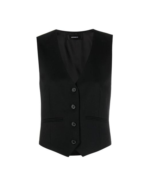 Vests di Wardrobe NYC in Black
