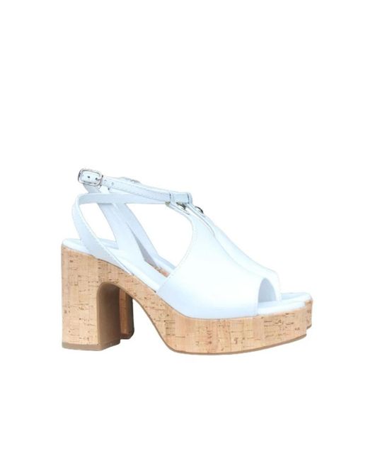 Nero Giardini Blue High Heel Sandals