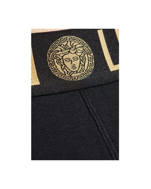 Bottoms Versace de hombre de color Black