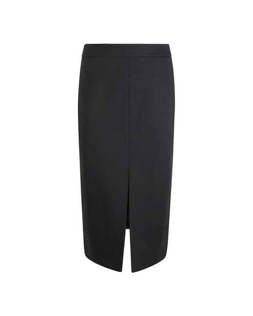 True Royal Rokken ,Zwart ,Leer Pencil Rok in het Black