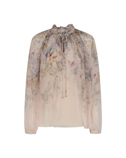 Zimmermann Natural Blouses