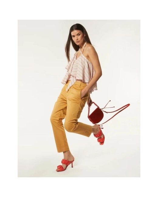 Dondup Orange Ariel hose