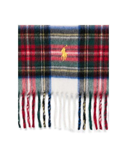 Polo Ralph Lauren Red Winter Scarves for men