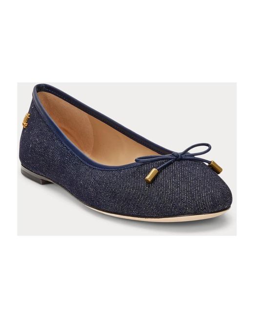 Ralph Lauren Blue Ballerinas