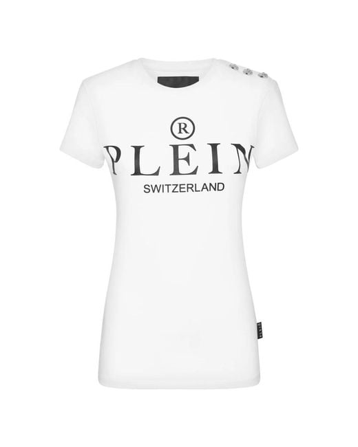Philipp Plein T-Shirts in het White