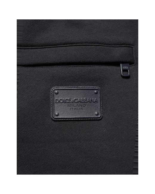 Dolce & Gabbana Black Sweatpants for men