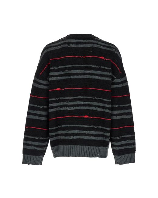 Round-Neck Knitwear Juun.J pour homme en coloris Black