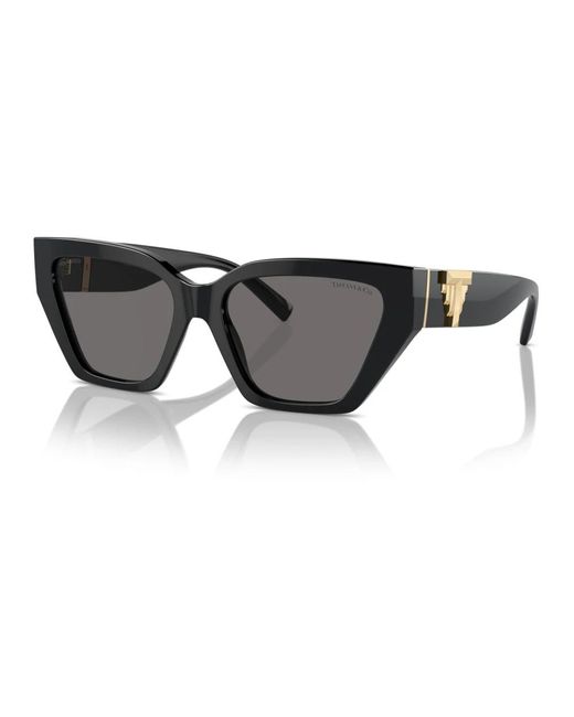 Tiffany & Co Black Schwarze/dunkelgraue sonnenbrille für frauen