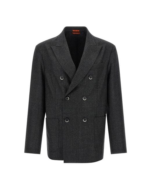 Barena Black Blazers for men