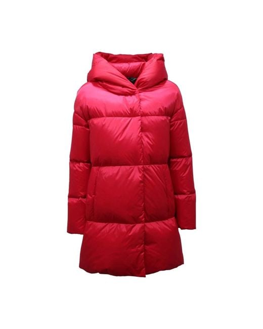 Herno Globe Down Jacket in het Red
