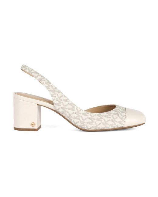 Michael Kors White Decolleté schuhe