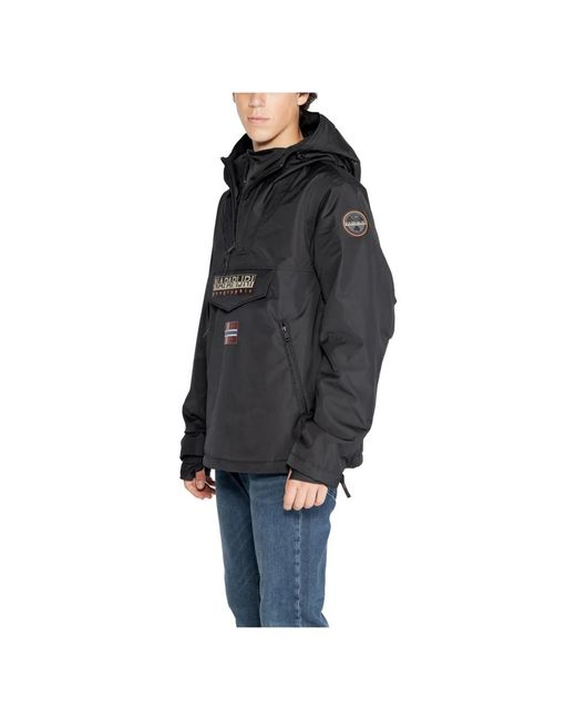 Napapijri Black Light Jackets for men