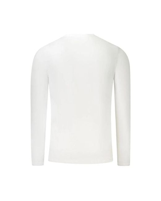 Pepe Jeans White Long Sleeve Tops for men
