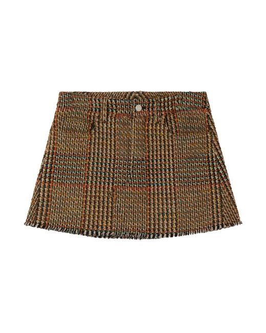 Stella McCartney Brown Short Skirts