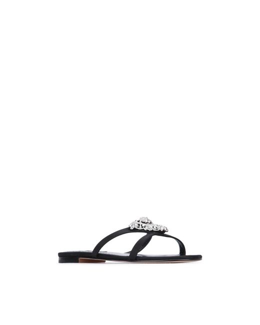 Manolo Blahnik Black Sliders