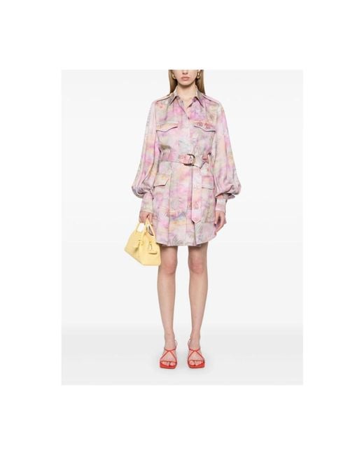 Shirt Dresses Zimmermann en coloris Pink
