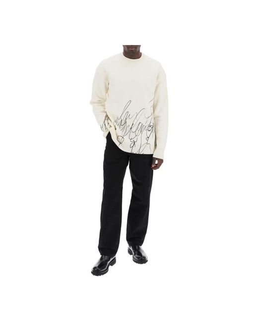 Knitwear > round-neck knitwear OAMC pour homme en coloris White