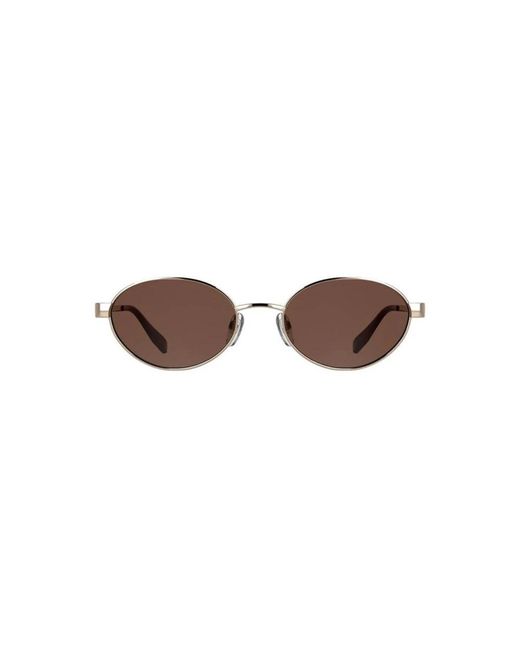 Karl Lagerfeld Metallic Sunglasses