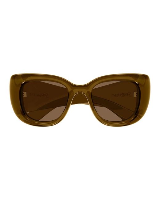 Saint Laurent Brown Sunglasses