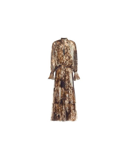 Roberto Cavalli Natural Maxi Dresses