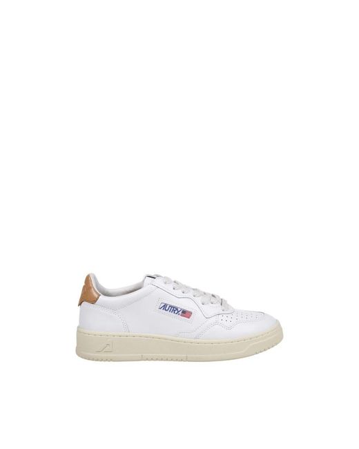 Autry White Weiß/Sand Sturm Low Sneaker