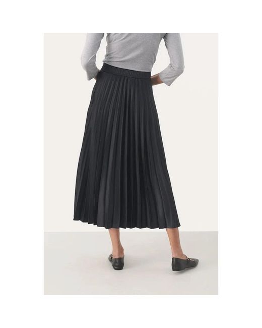 Part Two Black Midi Skirts