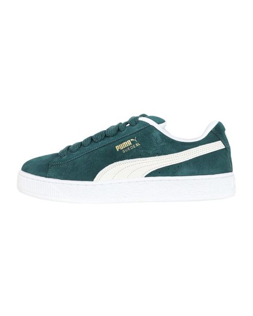 Sneakers in camoscio verde di PUMA in Green da Uomo