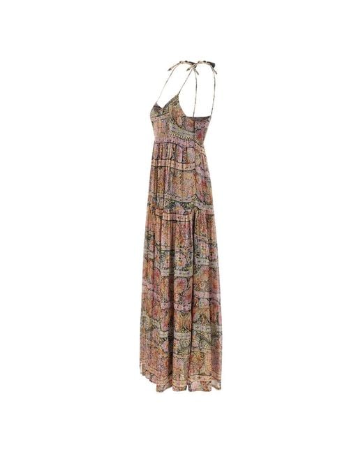 Rixo Brown Maxi Dresses