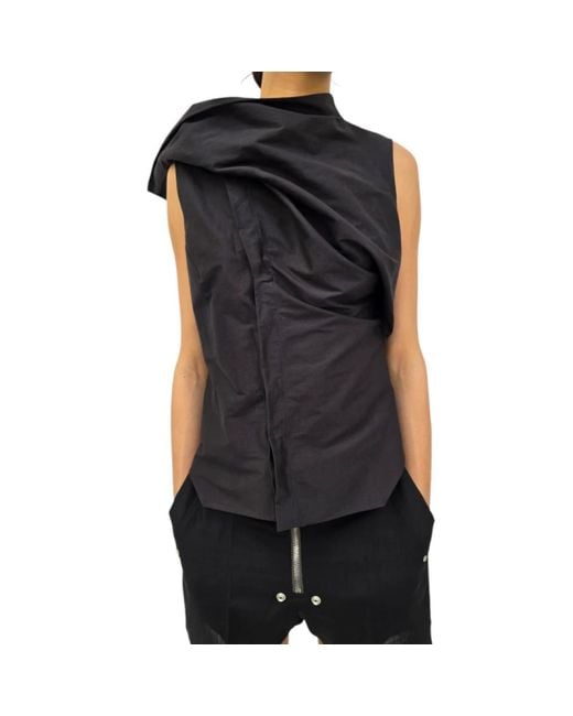 Blouses Rick Owens de color Black