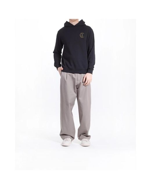 Just Cavalli Blue Hoodies for men