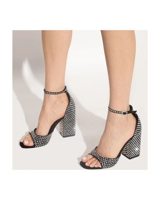 Paris Texas Black High Heel Sandals