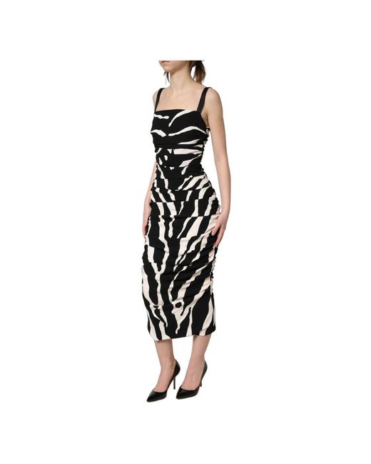 Dolce & Gabbana Black Midi Dresses