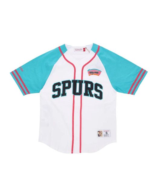 Mitchell & Ness Blue T-Shirts for men
