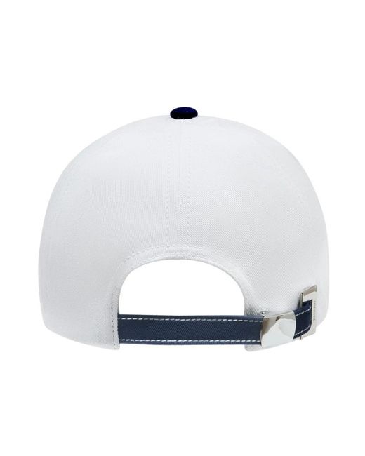 Balmain Accessoires ,Veelkleurig ,Katoen Tweekleurige Katoenen Pet in het Blue voor heren