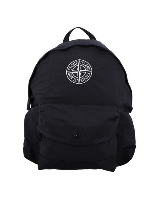 Stone Island Backpacks in het Black voor heren