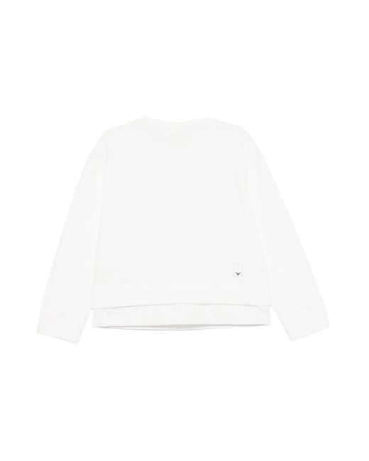 Emporio Armani White Sweatshirts