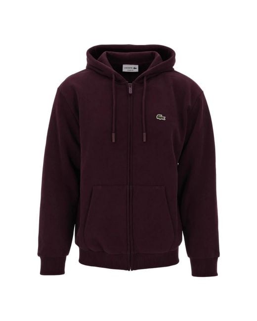 Lacoste Purple Zip-Throughs for men