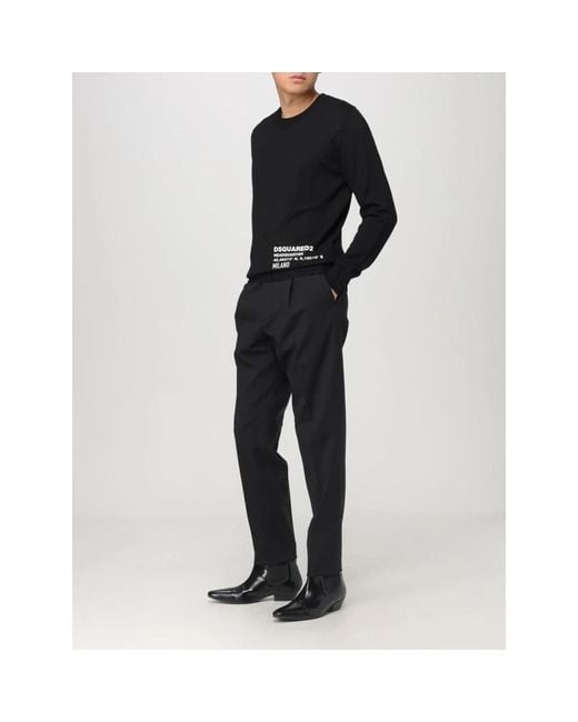 DSquared² Suit Trousers in het Black voor heren