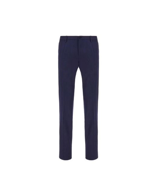Dolce & Gabbana Blue Chinos for men