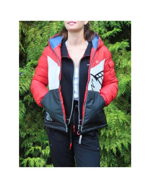 Aeronautica Militare Red Winter Jackets