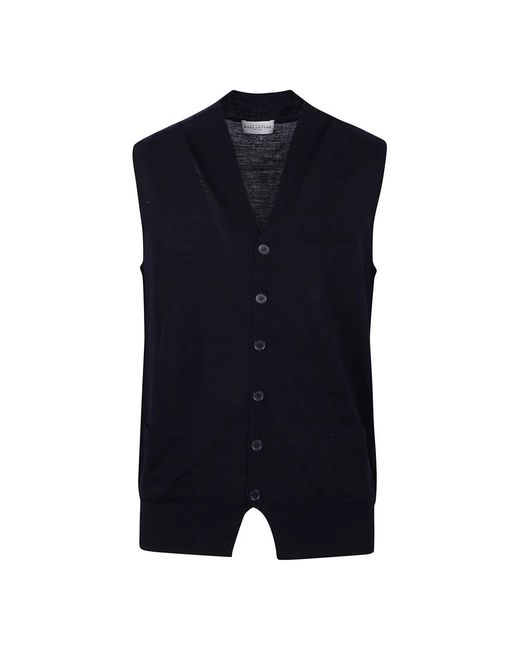 Ballantyne Blue Sleeveless Knitwear for men