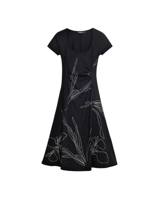 Desigual Black Midi Dresses