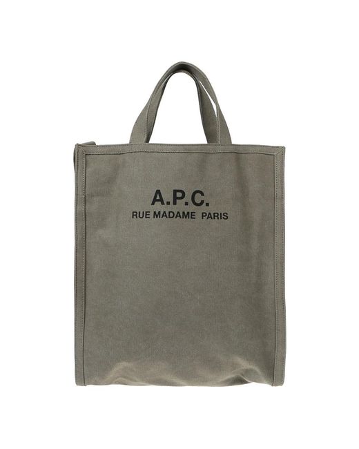 A.P.C. Green Tote Bags for men