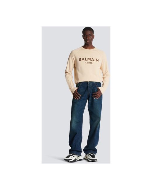 Balmain Natural Sweatshirts for men