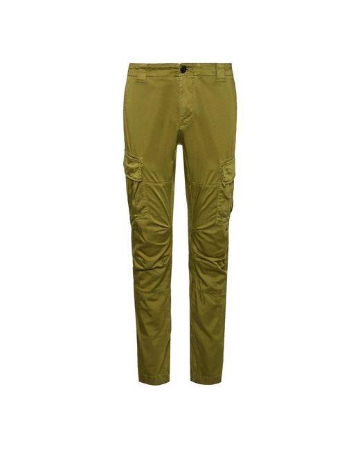 Slim-Fit Trousers C P Company de hombre de color Green