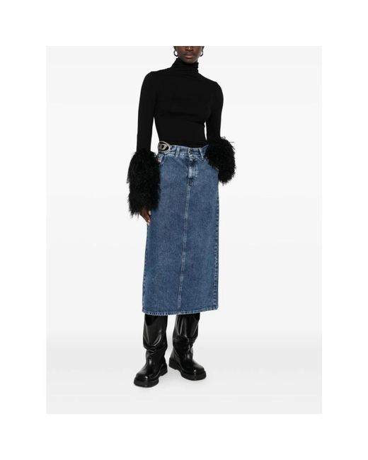 DIESEL Blue Denim Skirts