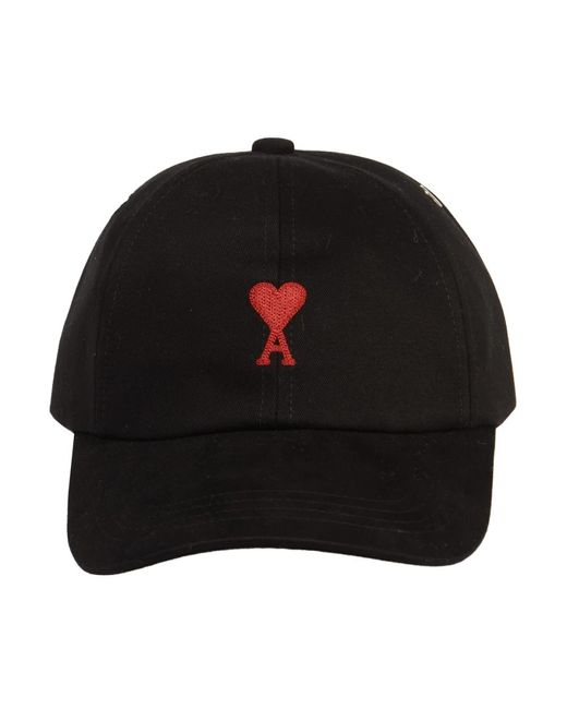 Accessories > hats > caps AMI en coloris Black