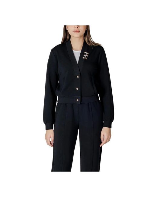 Liu Jo Black Uncovered Sweatshirt