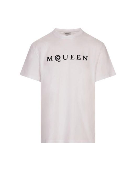 T-Shirts Alexander McQueen de hombre de color White
