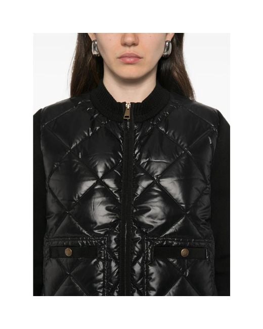 Moncler Black Bomber Jackets